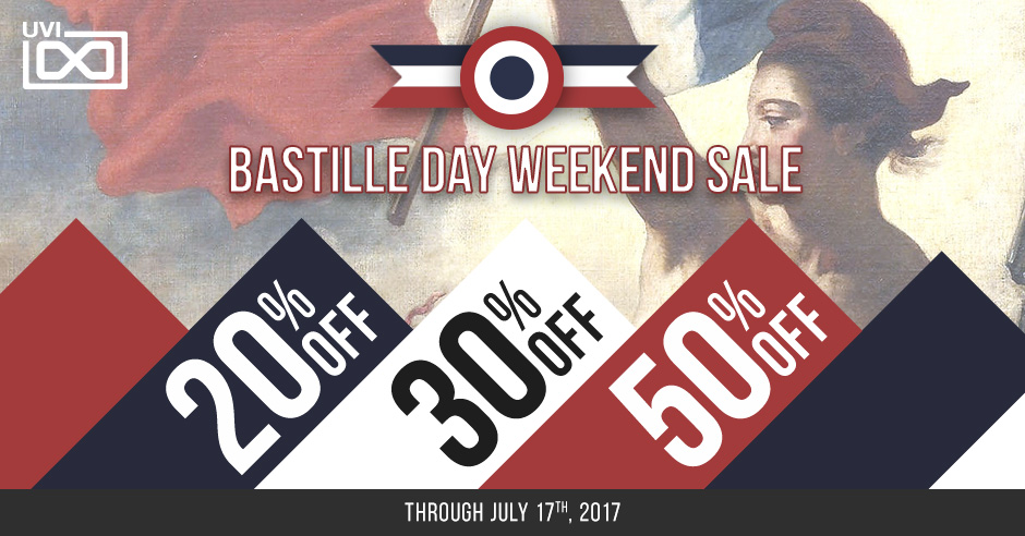 UVI Bastille Day Sale